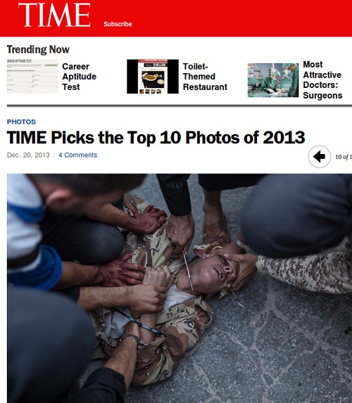 Time Magazine Picks Top 10 Photos 2013