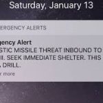 اخطار حمله موشکی به هاوایی آمریکا